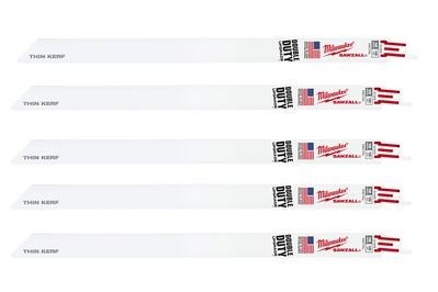 Нож за саблен трион Milwaukee SM 300х18 TPI - 5броя 48005189 | Inex-bg.com