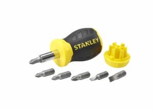 Отвертка-държач магнитна и накрайници к-кт Stanley 0-66-357
