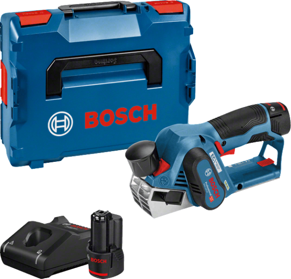 Акумулаторно ренде Bosch GHO 12V-20 Professional /06015A7001/ с 2 батерии 3 ah, зарядно и куфар