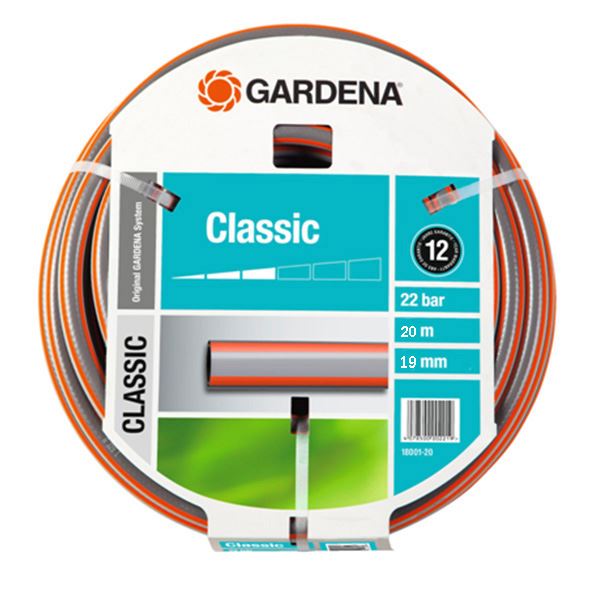 Маркуч Classic Gardena устойчив на налягане 20m,19mm ,22 bar 18022-20