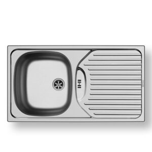 Кухненска мивка от неръждаема стомана ET78 78x43.5cm Pyramis