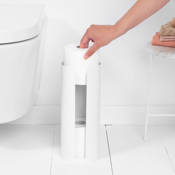 Поставка за резервна тоалетна хартия ReNew, бяла Brabantia