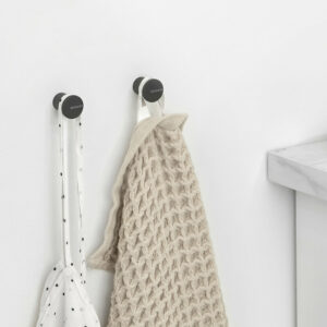 Комплект закачалки за кърпи Mindset, 2 броя сиви Brabantia