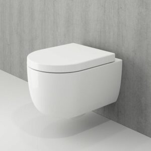 Комплект структура Tece с тоалетна Tondo Rimless бял гланц