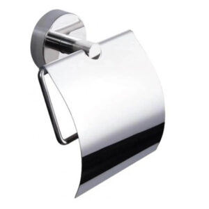 Държач за тоалетна хартия Uno с капак, хром Kapitan