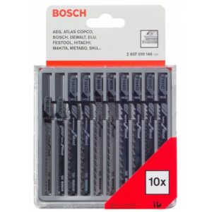 Bosch Комплект ножове за прободен трион 10 броя /2607010146/