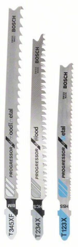 Набор ножове за прободен трион, 3ч Bosch 2607010515