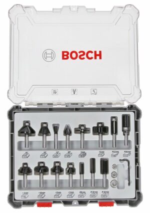 K-кт фрезери Bosch за оберфреза 6 mm-15 части 2607017471