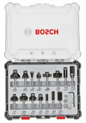 К-кт фрезери Bosch за оберфреза 8 mm 15 части 2607017472