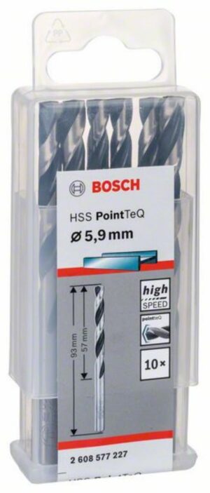 Спирално свредло HSS, PointTeQ, 5.9x57x93mm,2608577227 Bosch