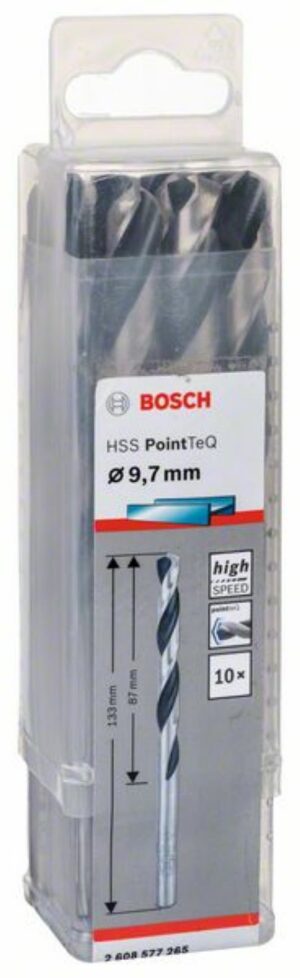 Спирално свредло HSS, PointTeQ, 9.7x87x133mm, 2608577265 Bosch