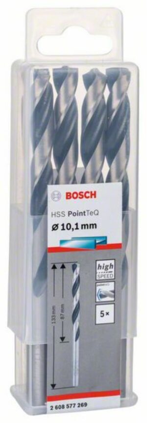 Свредла BOSCH PointTeQ HSS 10.1 mm,5броя /2608577269/