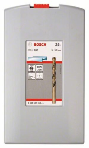 Кобалтови свредла ProBox HSS-Co 25ч, 2608587018 Bosch