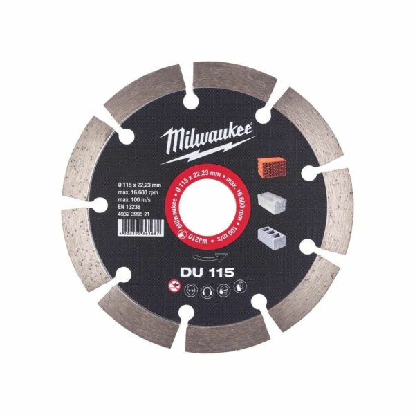 Milwaukee DU 115mm,4932399521 Диамантен диск