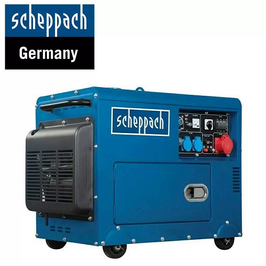 Трифазен дизелов генератор за ток Scheppach SG5200D,5000W,16л 5906222903