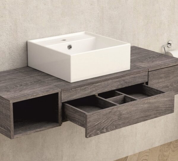 Долен шкаф за баня без умивалник 60cm ICP 6020-1 Inter Ceramic