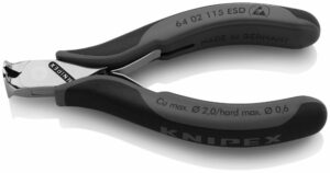 Клещи челни резачки за електроника ESD,115mm,64 02 115 ESD,KNIPEX