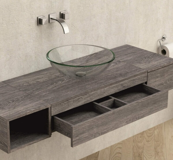 Долен шкаф за баня без умивалник 80cm ICP 8020-1 Inter Ceramic