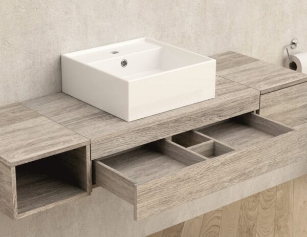 Долен шкаф за баня без умивалник 80cm ICP 8020-3 Inter Ceramic