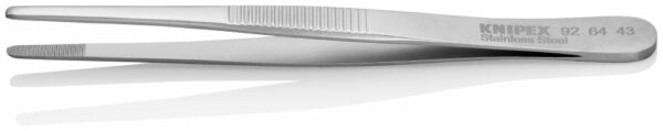 Пинсета прецизна затъпена форма 120mm, 92 64 43, KNIPEX