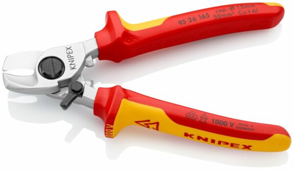 Ножици за кабели 165 mm, 95 26 165 SB, KNIPEX