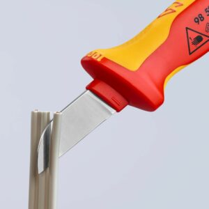 Нож за сваляне на изолация 180mm, 98 52 SB, KNIPEX