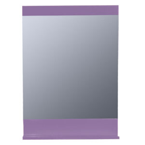 Огледало за баня с полица A24-DГ, лилав 50cm