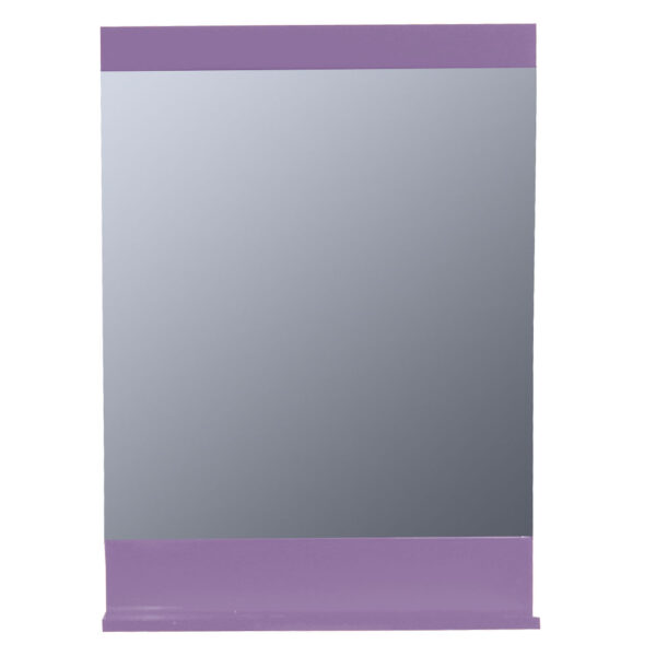 Огледало за баня с полица A24-DГ, лилав 50cm