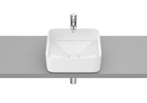 Мивка тип купа Inspira Square от FINECERAMIC 37cm бяла Roca