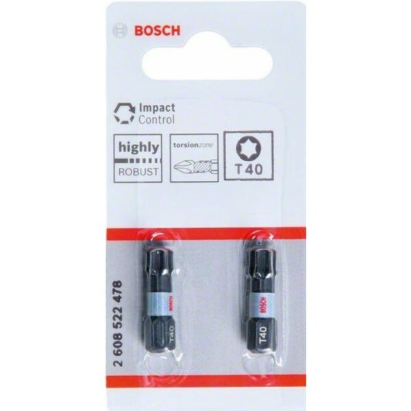 Битове к-кт Bosch Т40 25мм 2608522478
