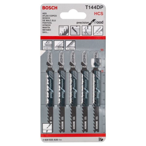 К-кт ножове за зеге Bosch 5бр. 2608633A35