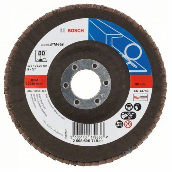 Конусовиден диск Bosch P80 за метал 2608606718