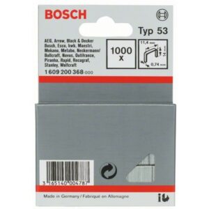 Скоба от фина тел 1000бр. Bosch 1609200368