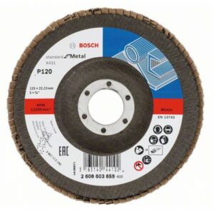 Скосен ламелен диск за метал Bosch G120, 2608603659