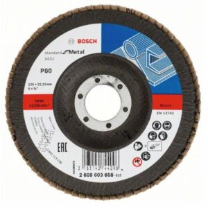 Скосен ламелен диск за метал Bosch G80, 2608603658