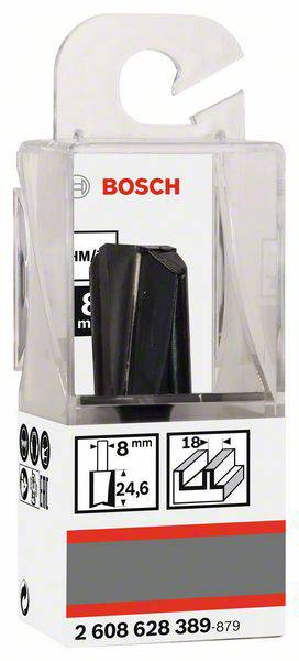 Фрезер канален за оберфреза Bosch 8х25mm 2608628389 D18mm