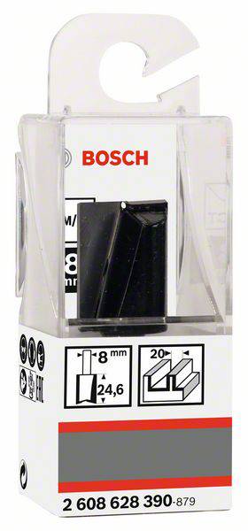 Фрезер канален за оберфреза Bosch 8х25mm 2608628390 D20mm