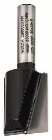 Фрезер канален за оберфреза Bosch 8х25mm 2608628390 D20mm