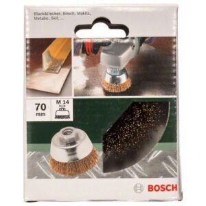 Четка чашковидна телена Bosch за ъглошлайф 2609256500 70мм