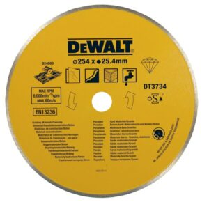 Диамантен диск за рязане на плочки/камък/бетон Ф250mm DT3734