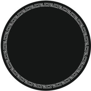 Дизайнерско кръгло огледало Меандър 50cm Aquaform