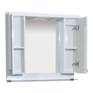 Горен шкаф за баня Етна с LED осветление 80cm Баня М