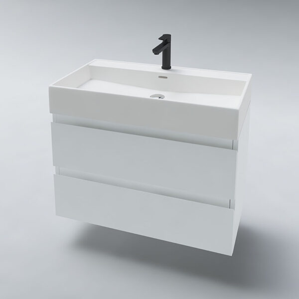 Долен шкаф за баня Firenze с чекмеджета и умивалник 80cm