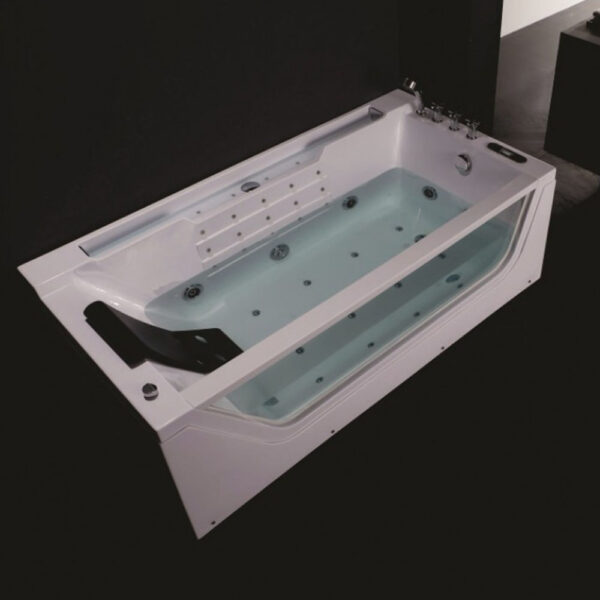 Хидромасажна акрилна вана с LED осветление 180/90 Inter Ceramic