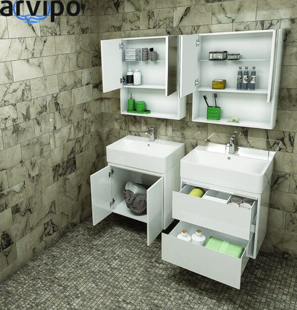 Долен шкаф за баня Iberis с чекмеджета 60cm Arvipo