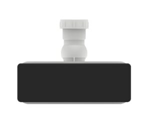 Сифон за поддушово корито с декоративен черен капак Ultra FlatNew