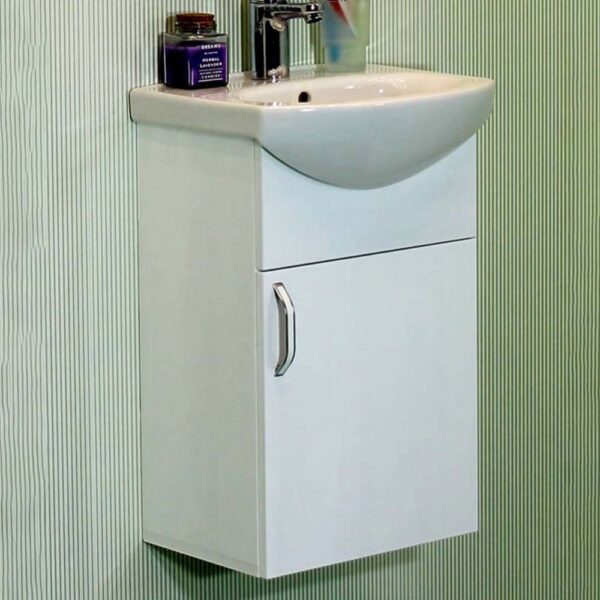 Долен шкаф за баня Мини конзолен с умивалник 40cm Баня М