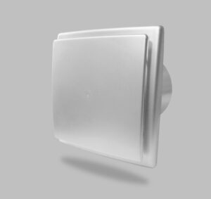 Вентилатор за баня OK с квадратна форма инокс ø100 MMotors
