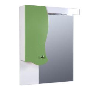 Горен шкаф за баня, зелен YL-F104CГ 60cm