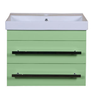 Долен шкаф за баня с умивалник YL-F109C, зелен 60cm